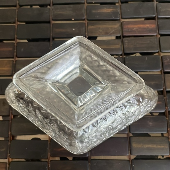 💕Vintage Indiana Glass , Pineapple & Floral Design - Picture 6 of 7